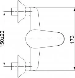 Смеситель для душа Eleanti ELT4030  0402.856